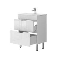 Vicco Set di mobili da bagno Bianco 2 parti, mobile base 60 cm