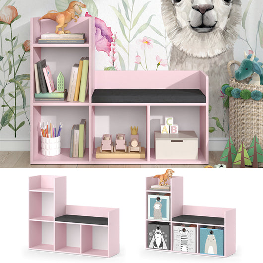 Vicco Libreria bambini rosa 107.2 x 88.6 cm Senza box pieghevole