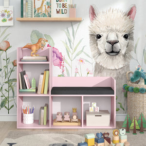 Vicco Libreria bambini rosa 107.2 x 88.6 cm Senza box pieghevole