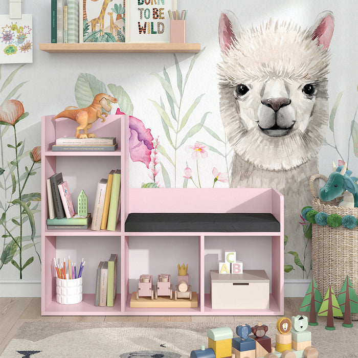 Vicco Libreria bambini rosa 107.2 x 88.6 cm Senza box pieghevole