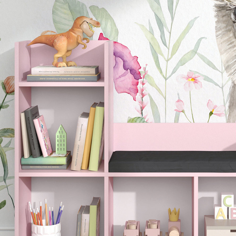 Vicco Libreria bambini rosa 107.2 x 88.6 cm Senza box pieghevole