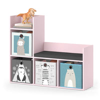 Vicco Libreria bambini rosa 107.2 x 88.6 cm Senza box pieghevole