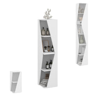 Vicco Armadio per il bagno Bianco 31.6 x 70.5 cm con 3 ripiani