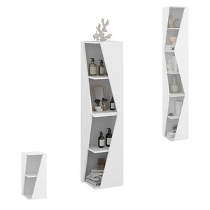 Vicco Armadio per il bagno Bianco 31.6 x 70.5 cm con 3 ripiani