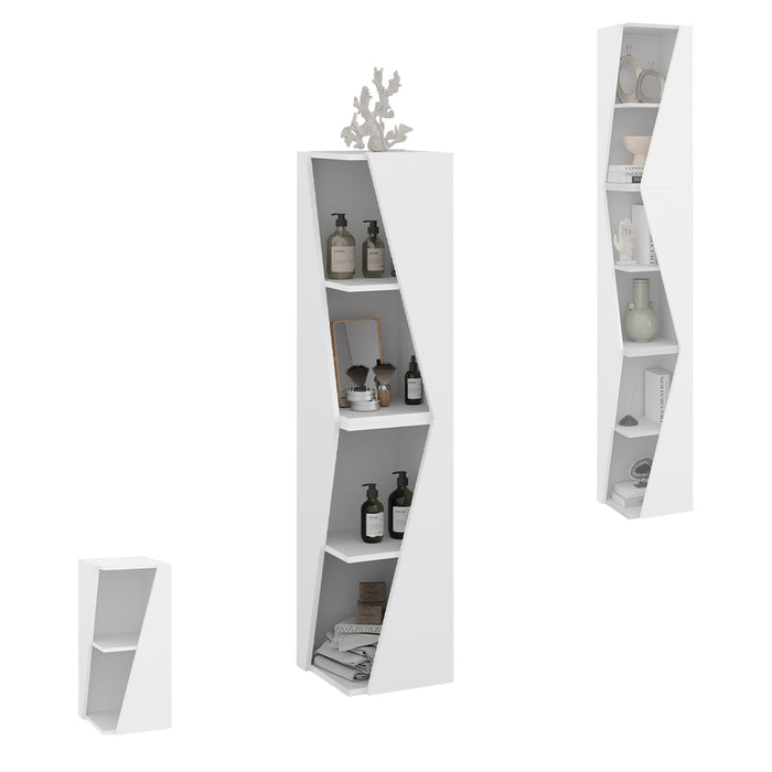 Vicco Armadio per il bagno Bianco 31.6 x 70.5 cm con 3 ripiani