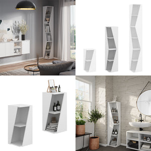 Vicco Armadio per il bagno Bianco 31.6 x 70.5 cm con 3 ripiani