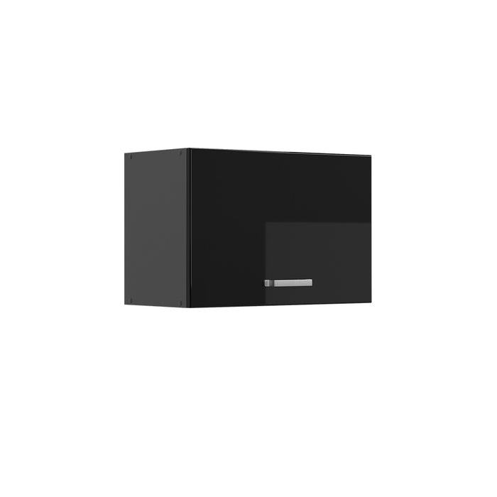 Vicco Pensile da cucina Nero lucido 60 cm Piatto