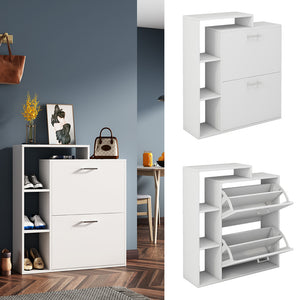 Vicco Scarpiera da ingresso Bianco 80 x 90 cm