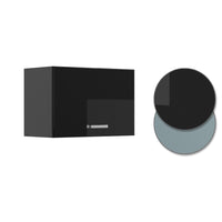 Vicco Pensile da cucina Nero lucido 60 cm Piatto