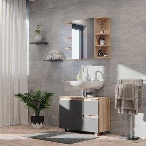 Vicco Mobile sottolavabo per bagno Antracite 80 x 60.8 cm