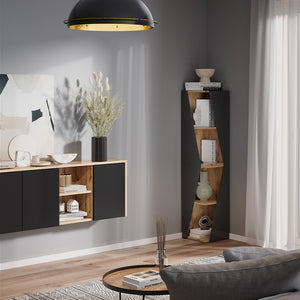 Vicco Armadio per il bagno Antracite 31.6 x 70.5 cm con 3 ripiani