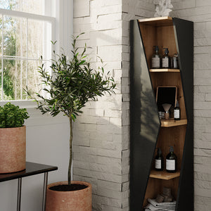 Vicco Armadio per il bagno Antracite 31.6 x 70.5 cm con 3 ripiani