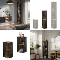 Vicco Armadio per il bagno Antracite 31.6 x 70.5 cm con 3 ripiani