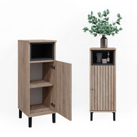 Vicco Mobiletto bagno Sonoma 30 x 86.8 cm con porta e scomparto aperto