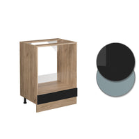 Vicco Mobile per forno da incasso Nero lucido 60 cm , PL Antracite