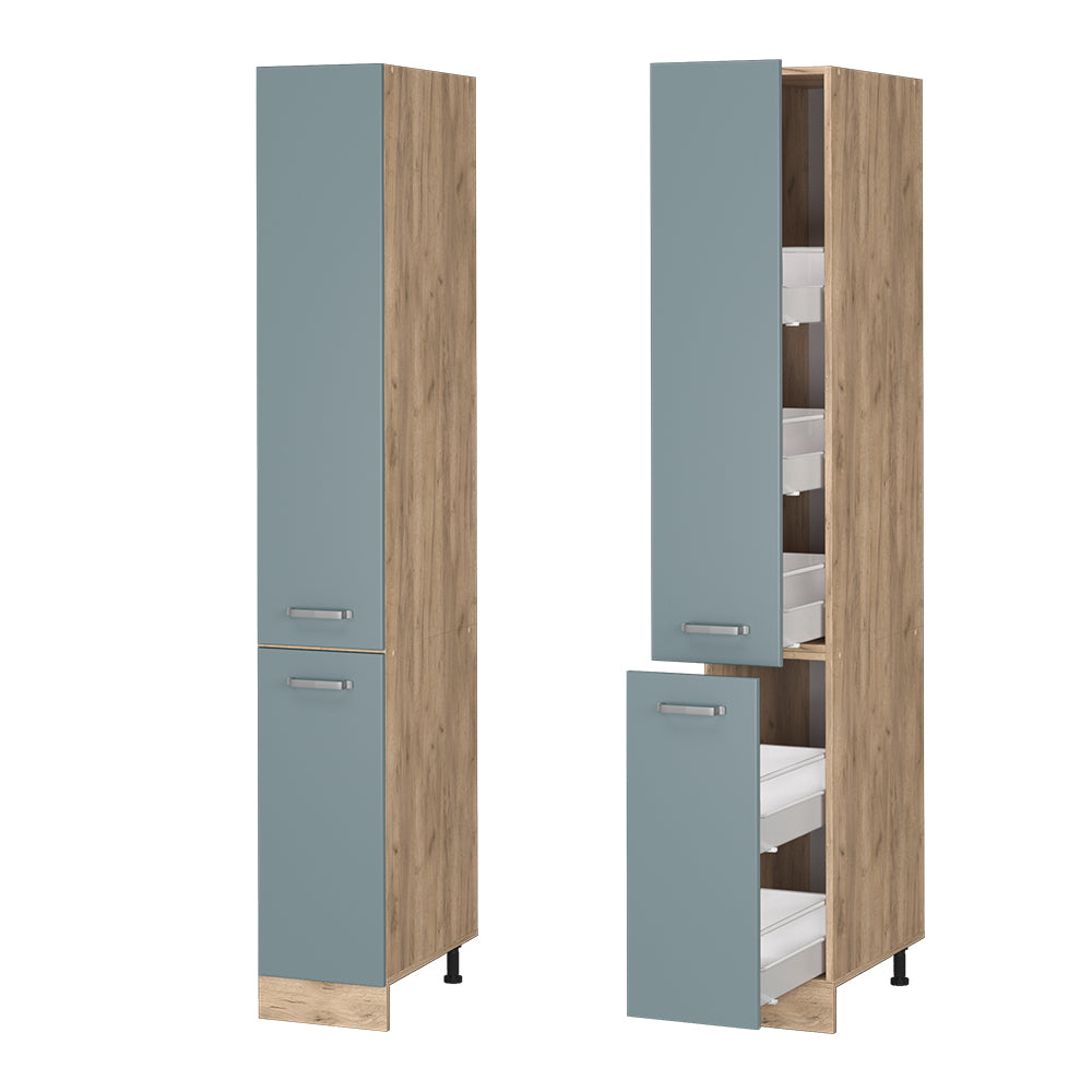 Vicco Armadio da farmacia Grigio-blu 30 cm