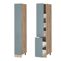 Vicco Armadio da farmacia Grigio-blu 30 cm