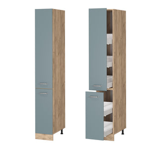 Vicco Armadio da farmacia Grigio-blu 30 cm