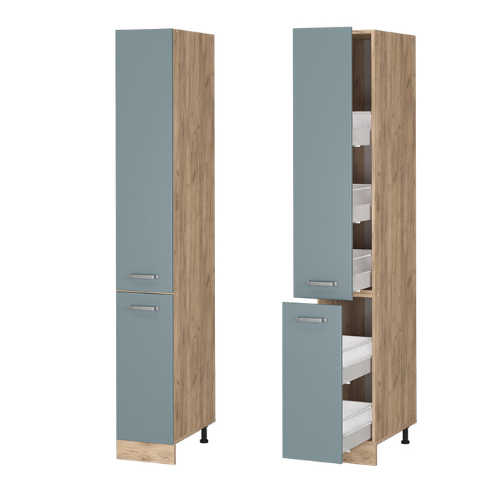 Vicco Armadio da farmacia Grigio-blu 30 cm