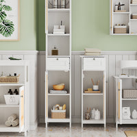 Vicco Set di mobili da bagno Bianco 5 parti