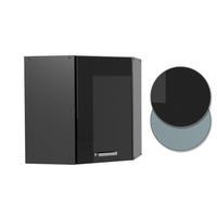 Vicco Mobile angolare da cucina Nero lucido 57 cm