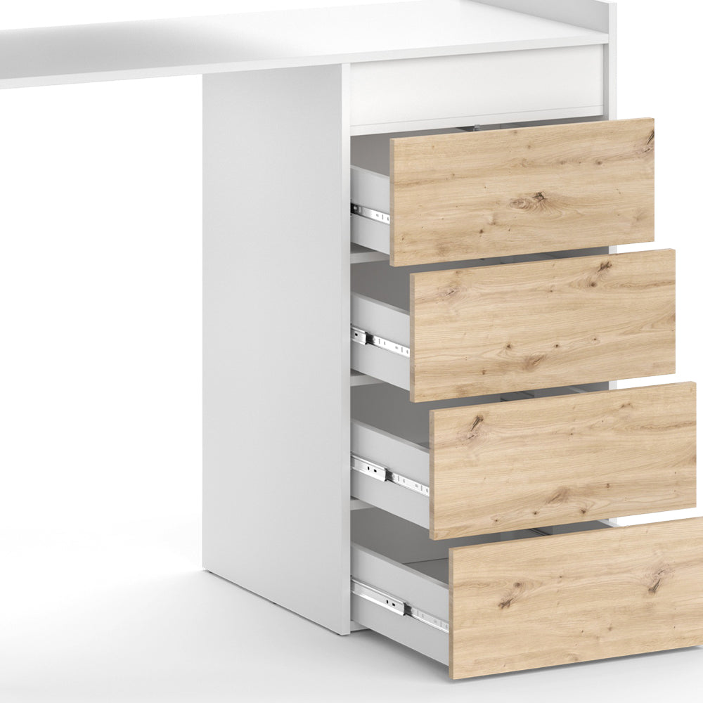 Vicco Mobile lavatrice Bianco 116 x 98 cm con 4 cassetti