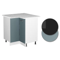 Vicco Armadio universale ad angolo Grigio-blu 75.6 cm con anta, con piano di lavoro