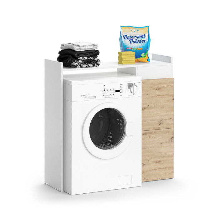 Vicco Mobile lavatrice Bianco 99 x 98 cm con 2 cassetti