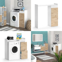 Vicco Mobile lavatrice Bianco 99 x 98 cm con 2 cassetti