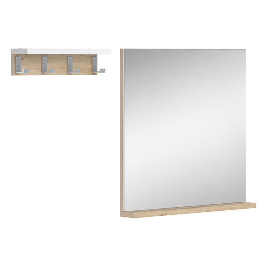 Vicco Specchio bagno Bianco 50 x 51.6 cm con ripiano