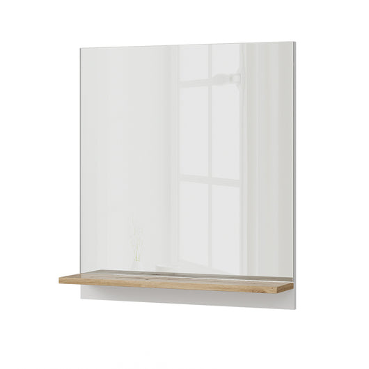 Vicco Specchio contenitore bagno Bianco 60 x 67 cm con ripiano