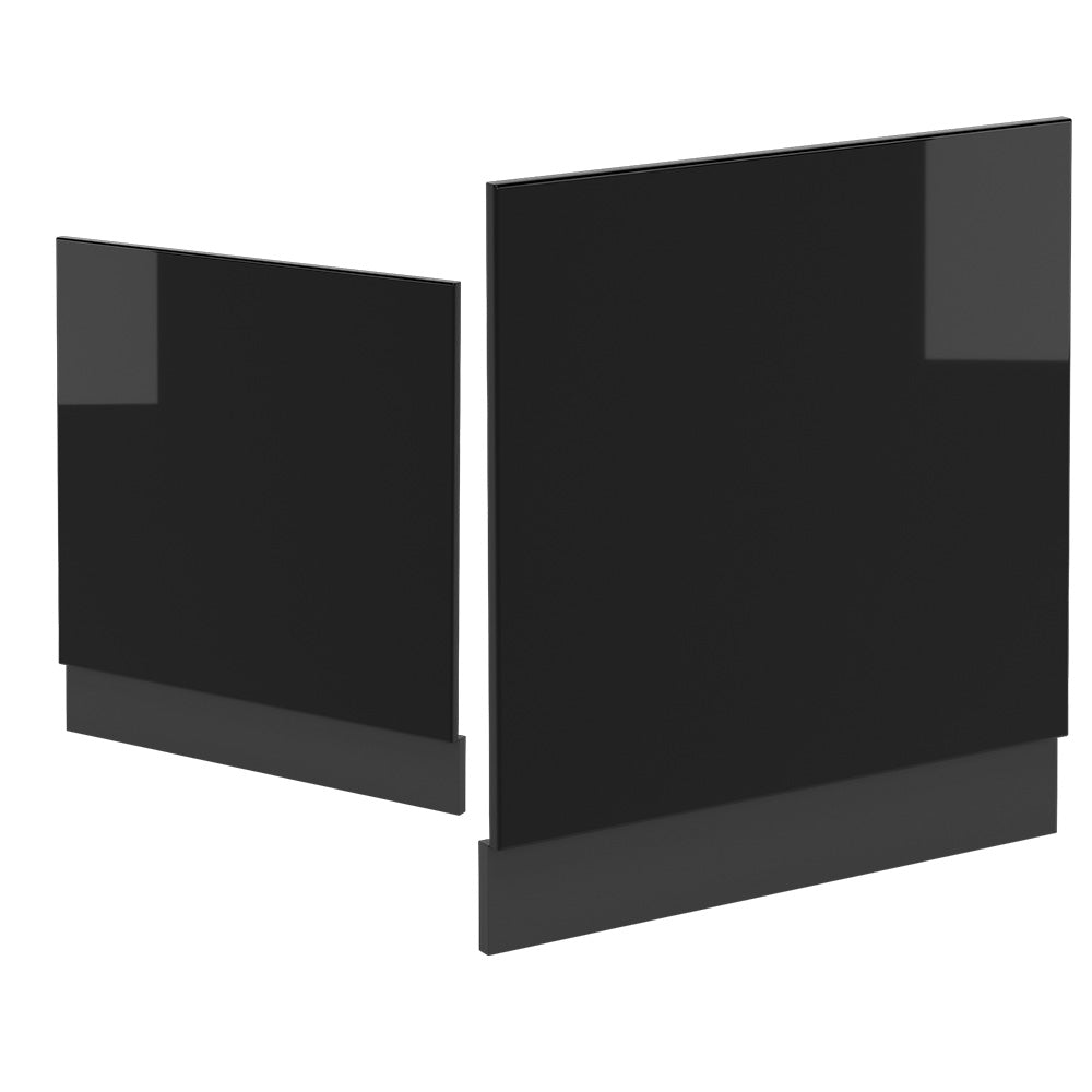 Vicco Pannello frontale Nero lucido 60 cm senza piano di lavoro