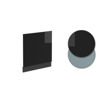 Vicco Pannello frontale Nero lucido 60 cm senza piano di lavoro