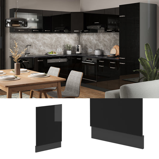 Vicco Pannello frontale Nero lucido 45 cm , PL Rovere