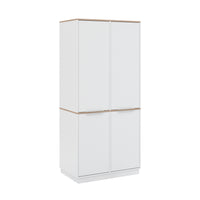 Vicco Scaffale per file Bianco 82 x 179 cm con 6 ripiani
