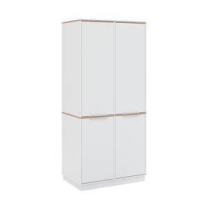 Vicco Scaffale per file Bianco 82 x 179 cm con 6 ripiani