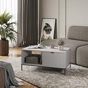 Vicco Tavolino Grigio 50 x 50 cm