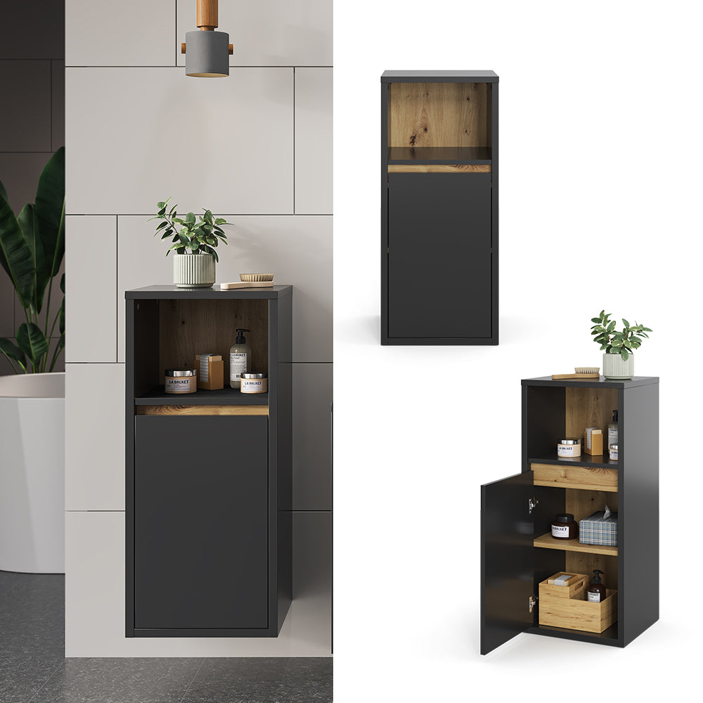 Vicco Mobiletto bagno Antracite 33 x 80 cm