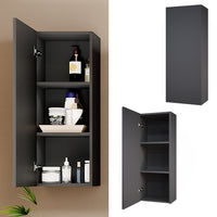 Vicco Mobile bagno Antracite 33 x 84 cm con 2 ripiani