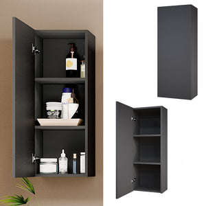 Vicco Mobile bagno Antracite 33 x 84 cm con 2 ripiani