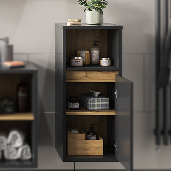 Vicco Mobiletto bagno Antracite 33 x 80 cm