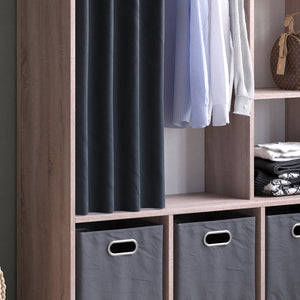 Vicco Armadio multifunzione Sonoma 38 x 178.1 cm con appendiabiti a tenda