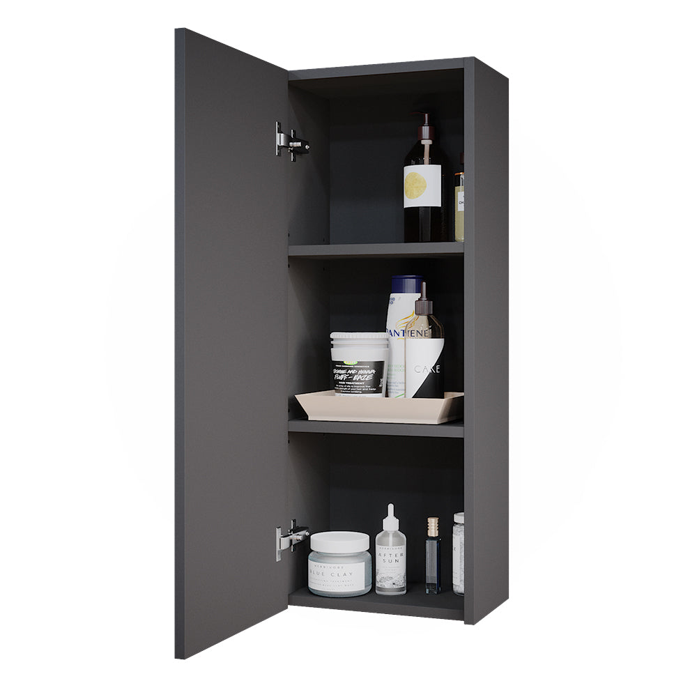 Vicco Mobile bagno Antracite 33 x 84 cm con 2 ripiani