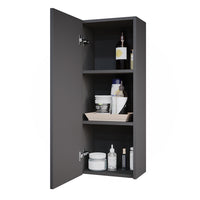 Vicco Mobile bagno Antracite 33 x 84 cm con 2 ripiani