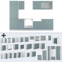 Vicco Cucina componibile Blu-grigio/bianco 300 cm , PL Rovere