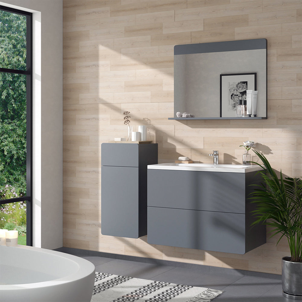 Vicco Mobiletto bagno Grigio 36.6 x 76.6 cm