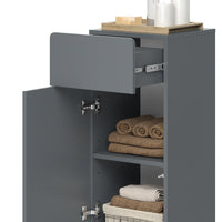 Vicco Mobiletto bagno Grigio 36.6 x 76.6 cm