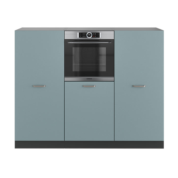 Vicco Cucine componibili piccole Blu-grigio/antracite 180 cm senza piano di lavoro