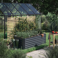 OK-Living Letto per orto rialzato Antracite 180 x 60 cm