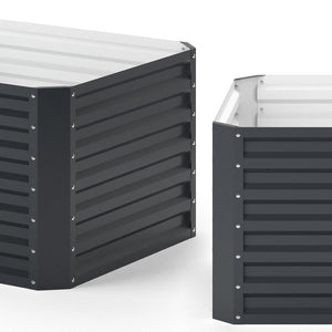 OK-Living Letto per orto rialzato Antracite 180 x 60 cm